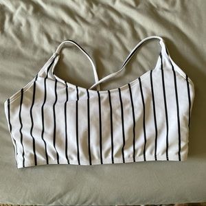 SOLD ON MERC 🌿 Stripped Bikini Top